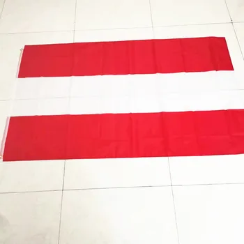 Безплатна доставка висок Клас флаг на Австрия 90x150 см 5*3 фута полиестер с двойно проникване печат Окачен флаг на Австрия