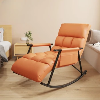 Ергономичен Салон за Дизайнерски Шезлонг с Подлакътник Nordic Indoor Lounge Chair Спалня Mecedoras С Откидывающимися Табли Мебели За Дома YQ50LC