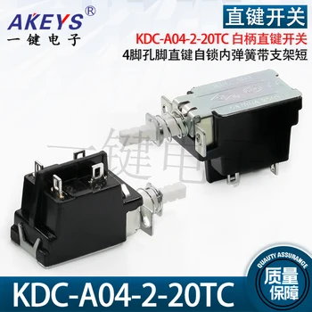 10шт KDC-A04-2-20TC самостоятелно блокиране на захранването 4-пинов, подходящ за корпуса усилвател бойлер, аксесоари за ключове телевизори