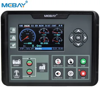 Панел за управление на генератора Mebay DC72DR Замени HGM7120N