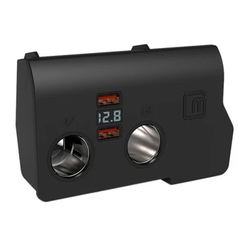 Зарядно за кола за телефон, USB сплитер Една за двама Бързо зареждане за Volkswagen Golf 6 MK6