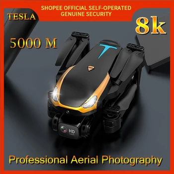 Професионален беспилотник за въздушна Tesla 4K quadrotor с дистанционно управление, хеликоптер, за да се заобиколят препятствията на разстояние 5000 м
