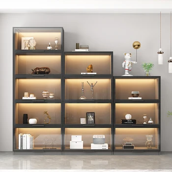 Стъклени шкафове за дневна, мебел за грим, Баня, Шкаф за съхранение на файлове, Нощно шкафче Arredo Bagno, Подпомагаща мебели YR50LC