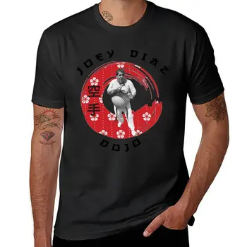 Тениска Джоуи Coco Diaz Karate Доджо, летен топ, черна тениска, тениски за мъже с шарени