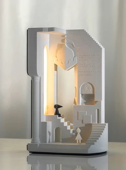 Циментов лека нощ Monument Valley, Дизайнерски тенис на декоративни светлини, Декоративни подаръци, Нощни лампа