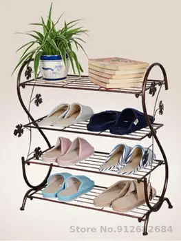Рафтове за обувки, мебели за хол дома икономичен рафтове за обувки в общежитието малък прахоустойчив компактен многослоен шкаф за обувки