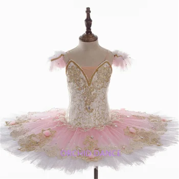 Изключителен Дизайн, Брилянтен Професионален костюм, Цвят, Размер, Високо качество, Дрехи за изказвания за момичета, Розов Елегантен балетната поличка