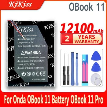 12100 ма KiKiss 100% Нова Батерия OBook11 За Onda oBook 11 Батерия oBook 11 Pro/11 Plus OBook11 Pro OBoo11 Plus Батерии за преносими компютри