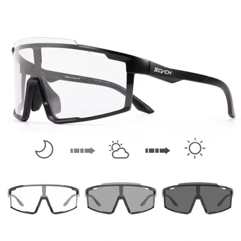 SCVCN За шофиране на открито, Фотохромичните слънчеви очила, Колоездене, слънчеви Очила, Мъжки МТВ Велосипед очила, Дамски Спортни очила с UV400 за бягане