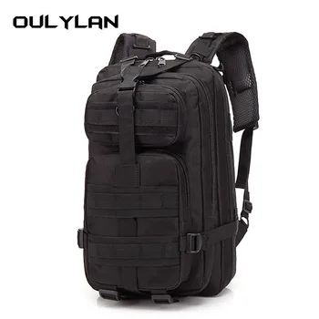 Oulylan, по-Голямата голям туристическа чанта, Раница за къмпинг, Спортни Мъжки военни Тактически водоустойчив раници, улични Камуфляжные чанти