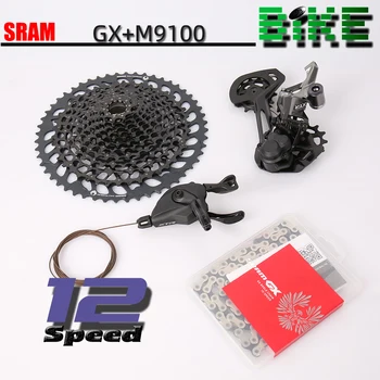 SRAM 12-степенна скоростна кутия 12V GX Eagle M9100 52T Предизвика Превключване на задна ключа Касета XG-1275 XD Верига Аксесоари За велосипеди