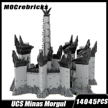 Прочутата Сцена от филма на Тъмната Магия Архитектура Гондорская Крепост UCS Minas Morgul Градивен елемент на Изграждане на Модел на Колекция от Тухли Играчка