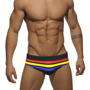 WK17 нов плажен секси мъжки бански с ниска талия, топене, слипове, бикини, мъжки бански костюми, летни горещи мъжки бански костюми за гей