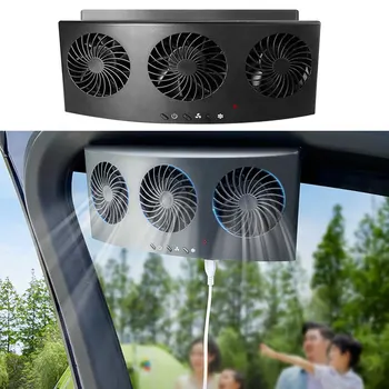 Годишният Авто Вентилатор Somke 3, За отнемане на топлина и премахване на миризмата, Система за Охлаждане, Електрически Вентилатор, Аксесоари За интериор на Автомобила