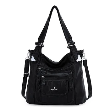Angelkiss Женствена чанта През рамо, Голяма Чанта, Модерна Чанта за Пазаруване, чанта с шалче-боя, Чанта за Кнедлите, Чанта През рамо, чантата