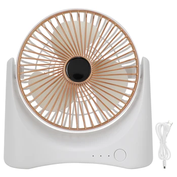 Ръчно Фен Безшумен настолен Малък вентилатор Регулируем Преносим Компактен и лек 3 нива на силата на звука за спалня в общежитието